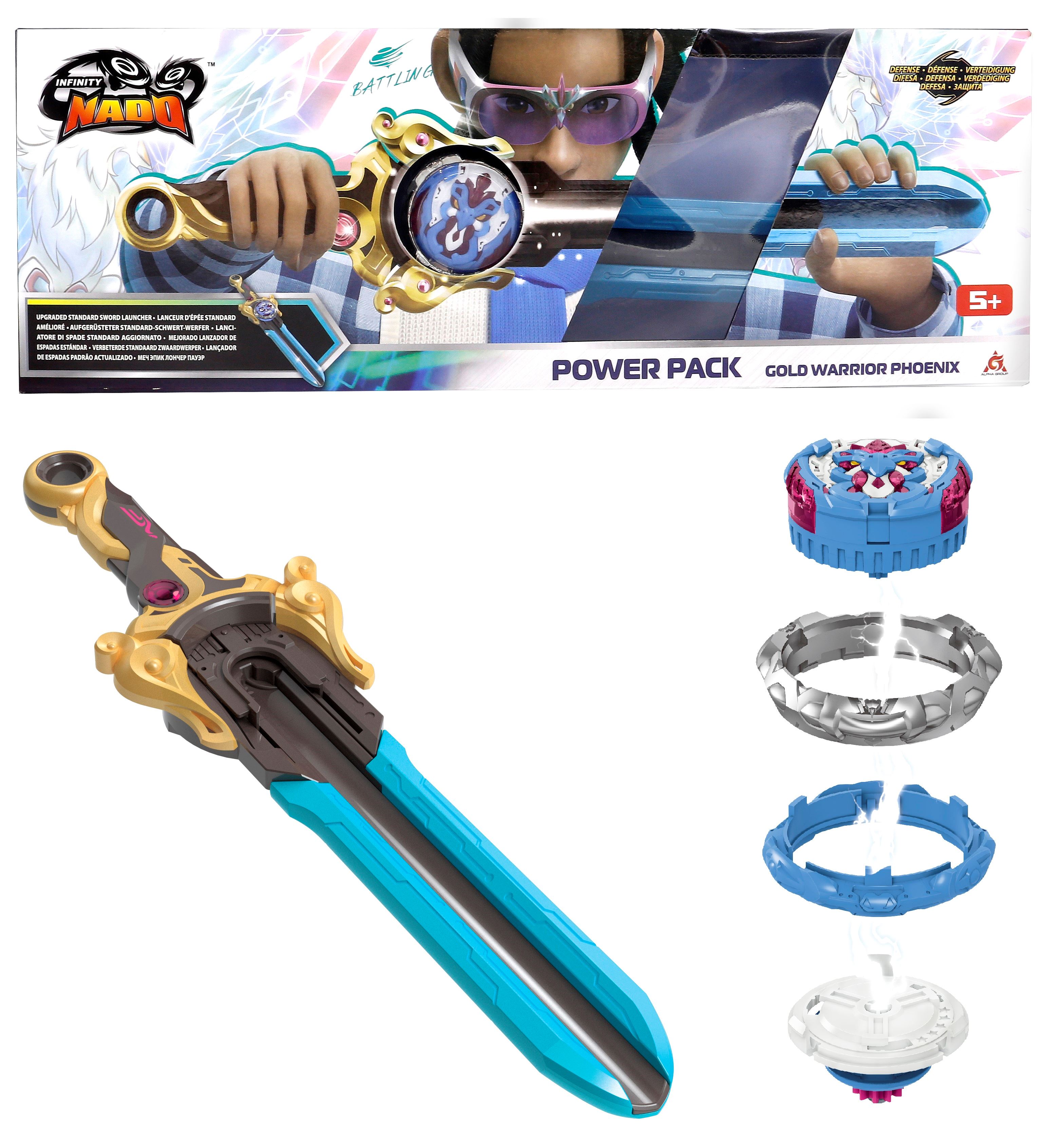 Infinity Nado Дзиґа VI Power Pack Золотий Воїн Фенікс (Gold Warrior Phoenix)