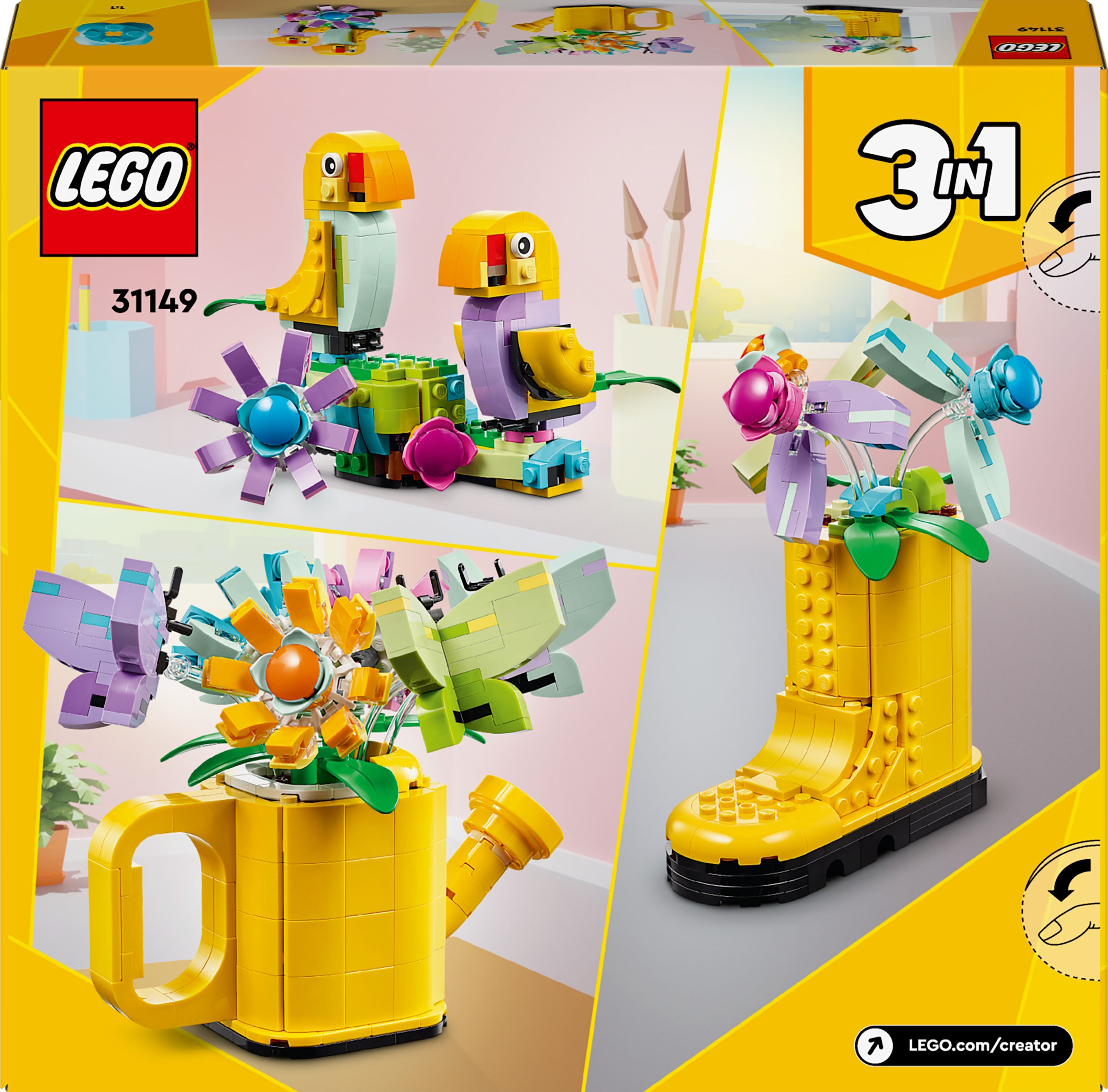 LEGO Конструктор Creator Квіти у лійці