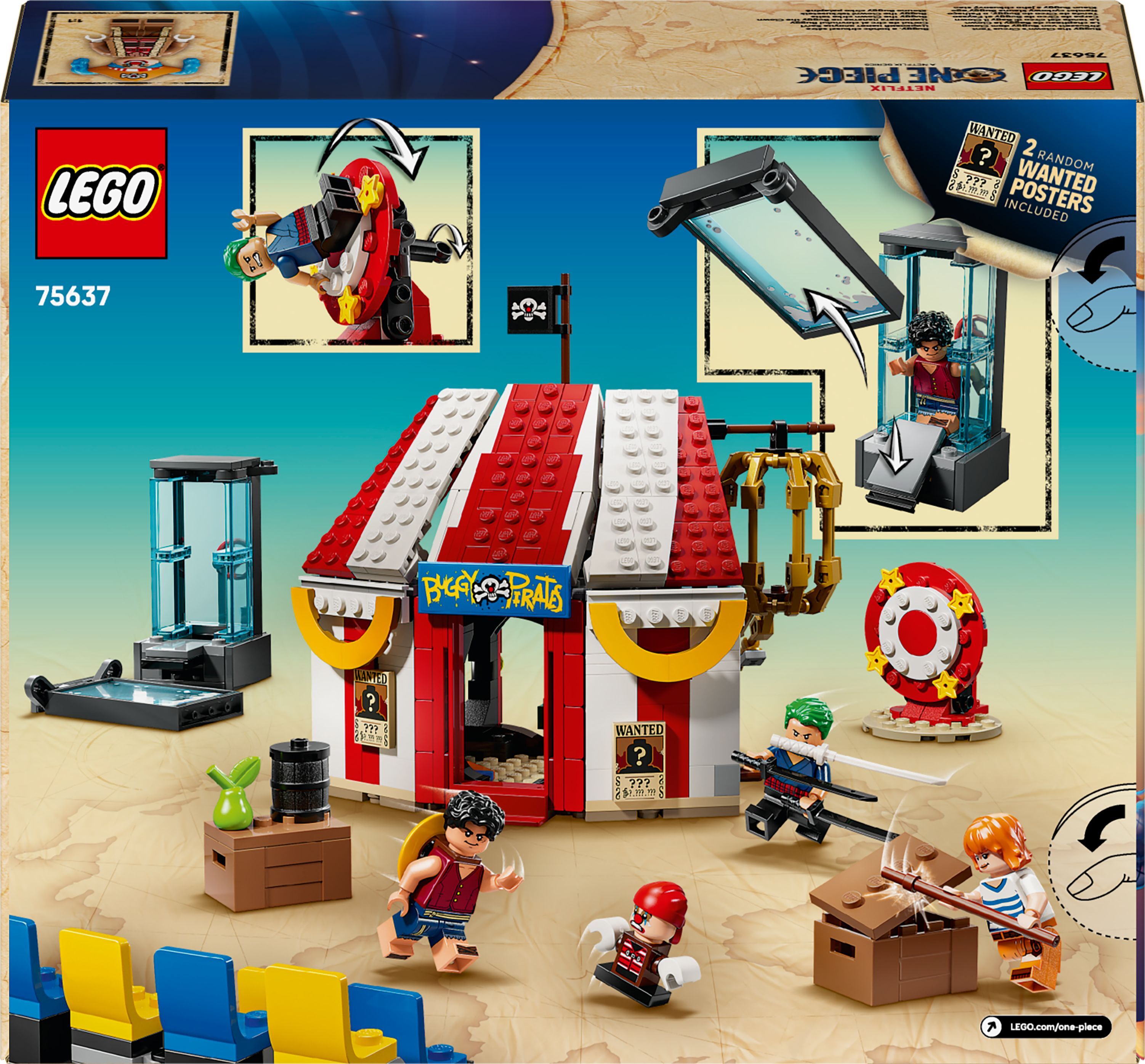 LEGO Конструктор LEGO ONE PIECE Циркова палатка клоуна Баґґі LEGO Конструктор LEGO ONE PIECE Циркова палатка клоуна Баґґі