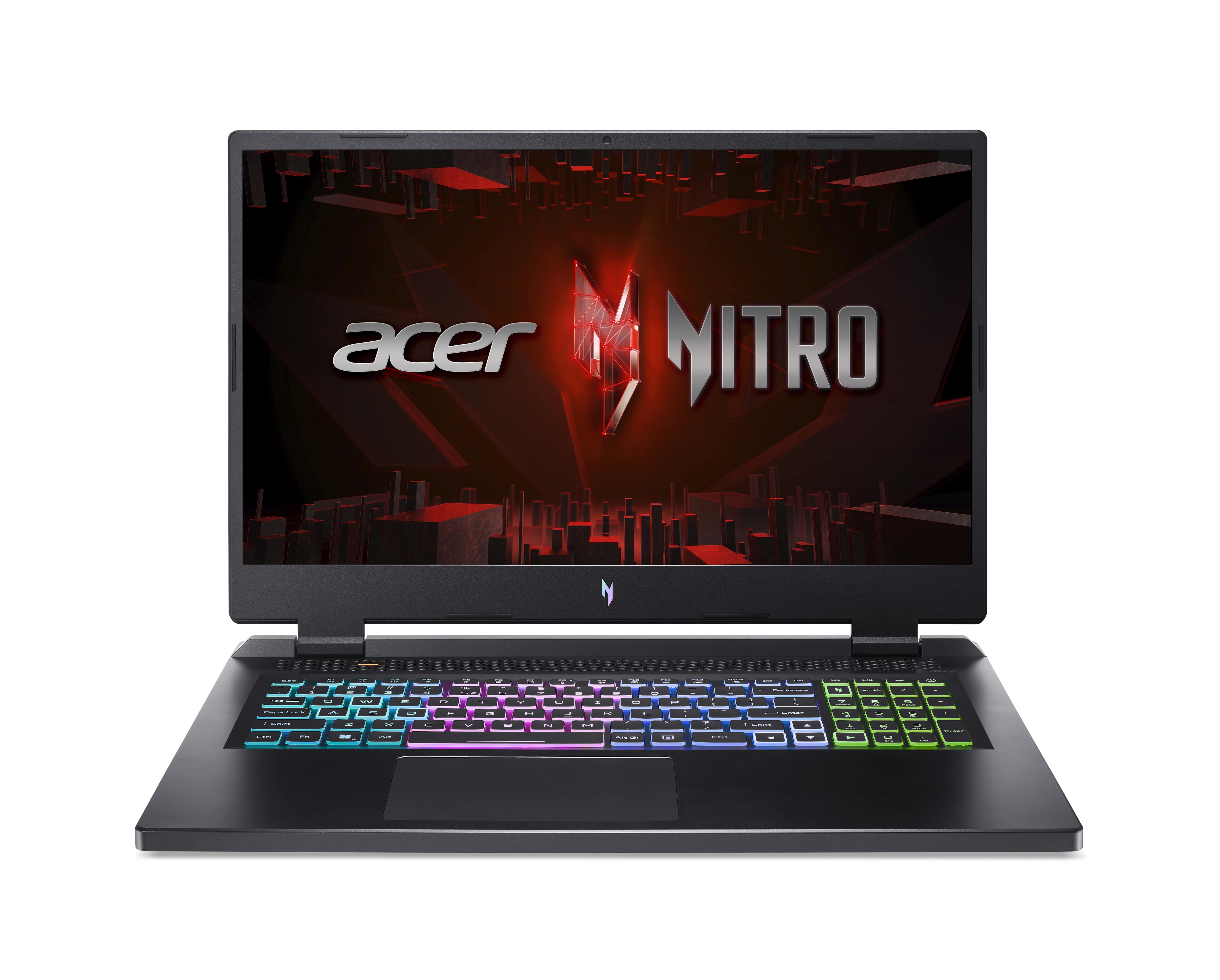 Acer Ноутбук Nitro 17 AN17-51 17.3" QHD IPS, Intel i7-13700H, 32GB, F1TB, NVD4060-8, Lin, чорний
