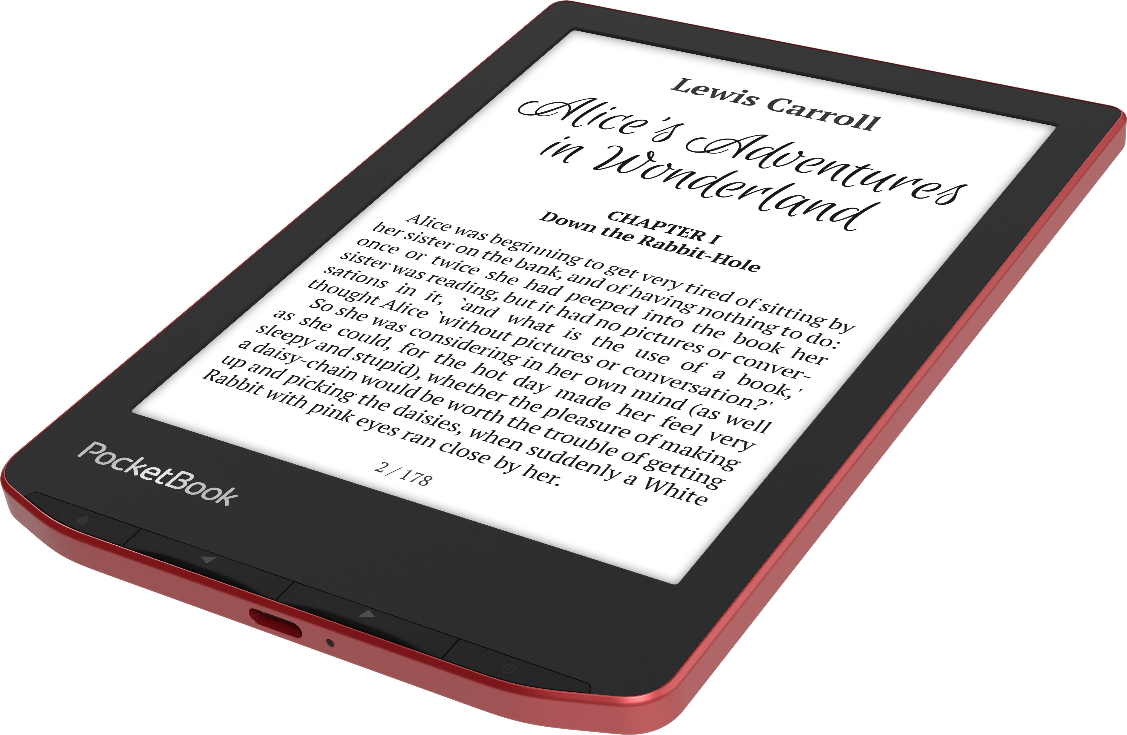 PocketBook Електронна книга 634, Passion Red