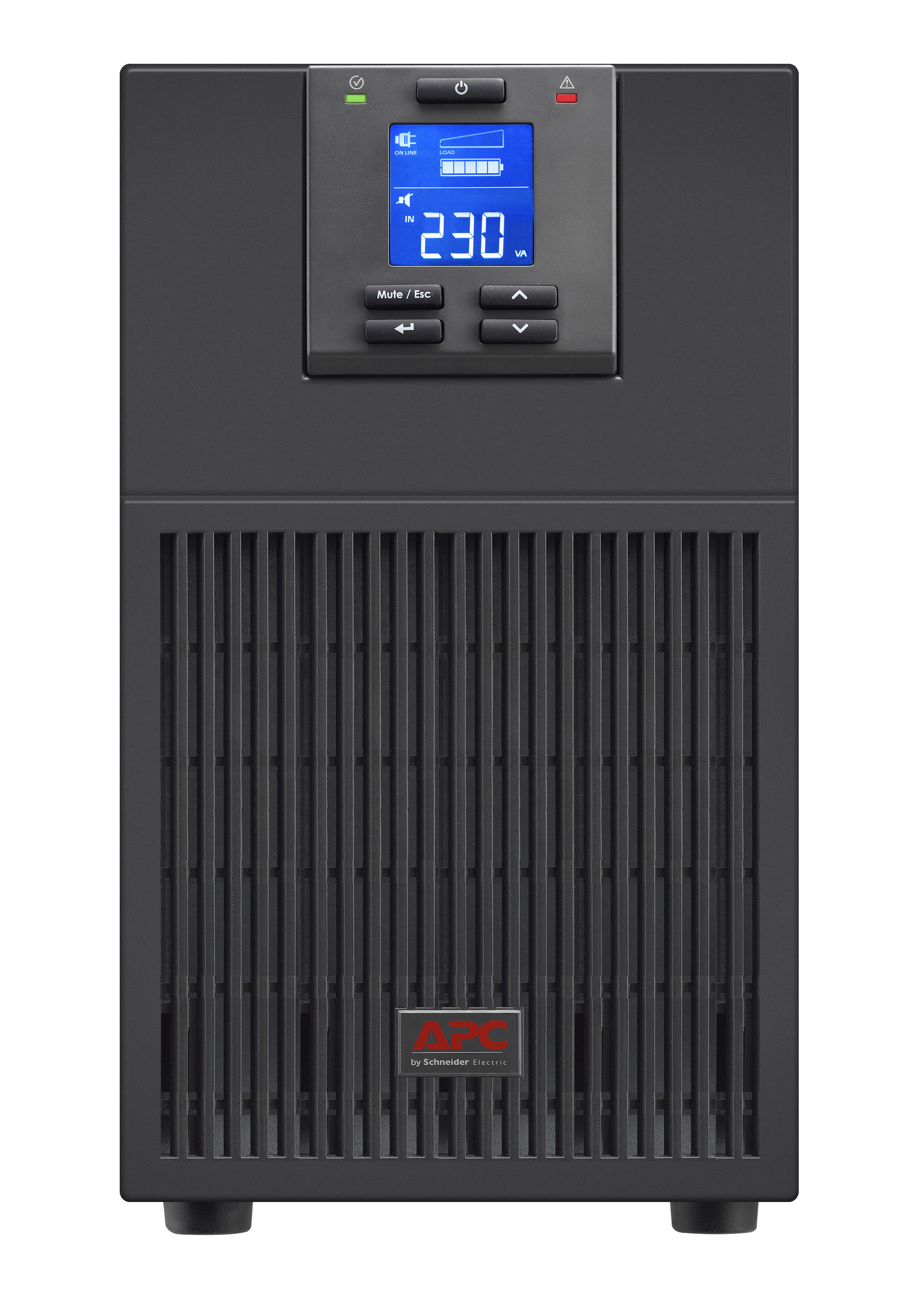 APC Джерело безперебійного живлення Easy UPS SRV 3000VA/2400W, LCD, USB, RS232, 6xC13, 1xC19