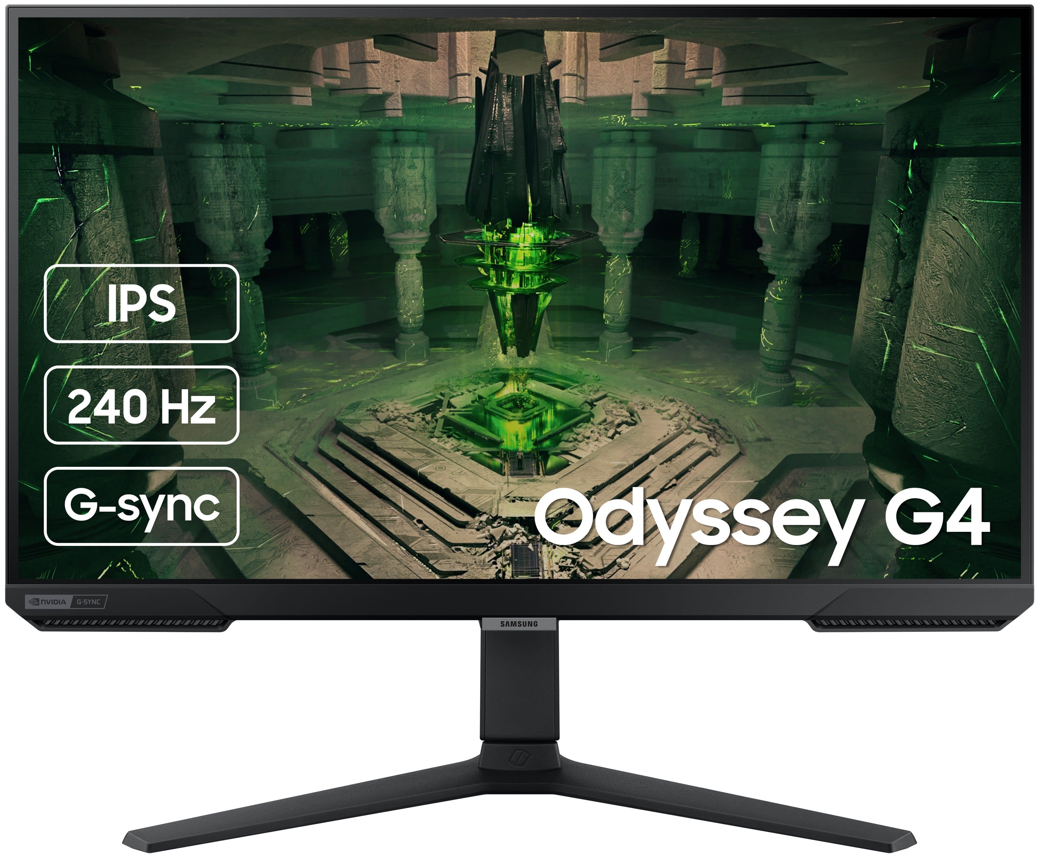 Samsung Монітор 27" Odyssey G4 S27BG400EI 2*HDMI, DP,, IPS, 240Hz, 1ms