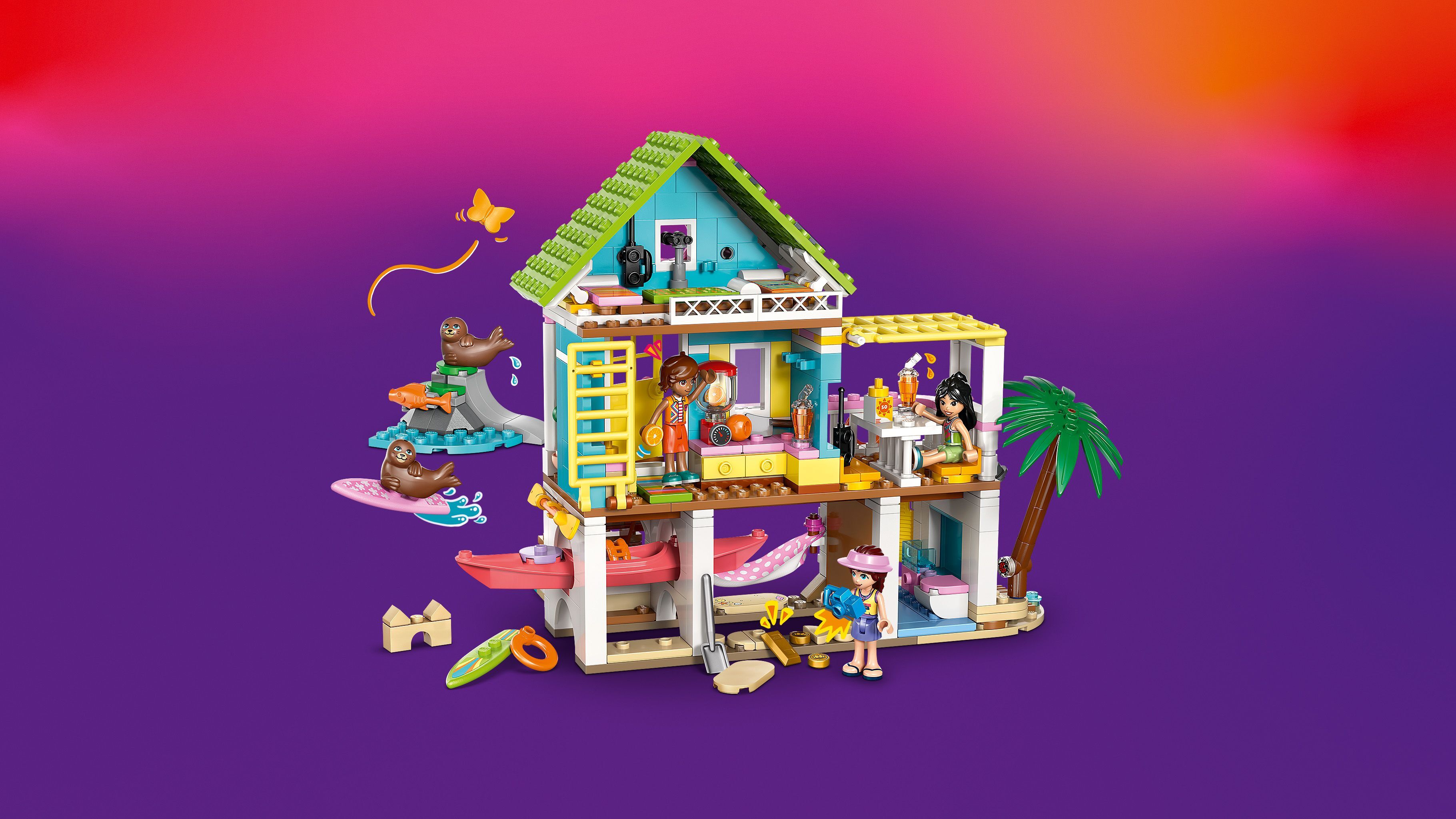 LEGO Конструктор LEGO Friends Пляжний будиночок з морськими котиками LEGO Конструктор LEGO Friends Пляжний будиночок з морськими котиками