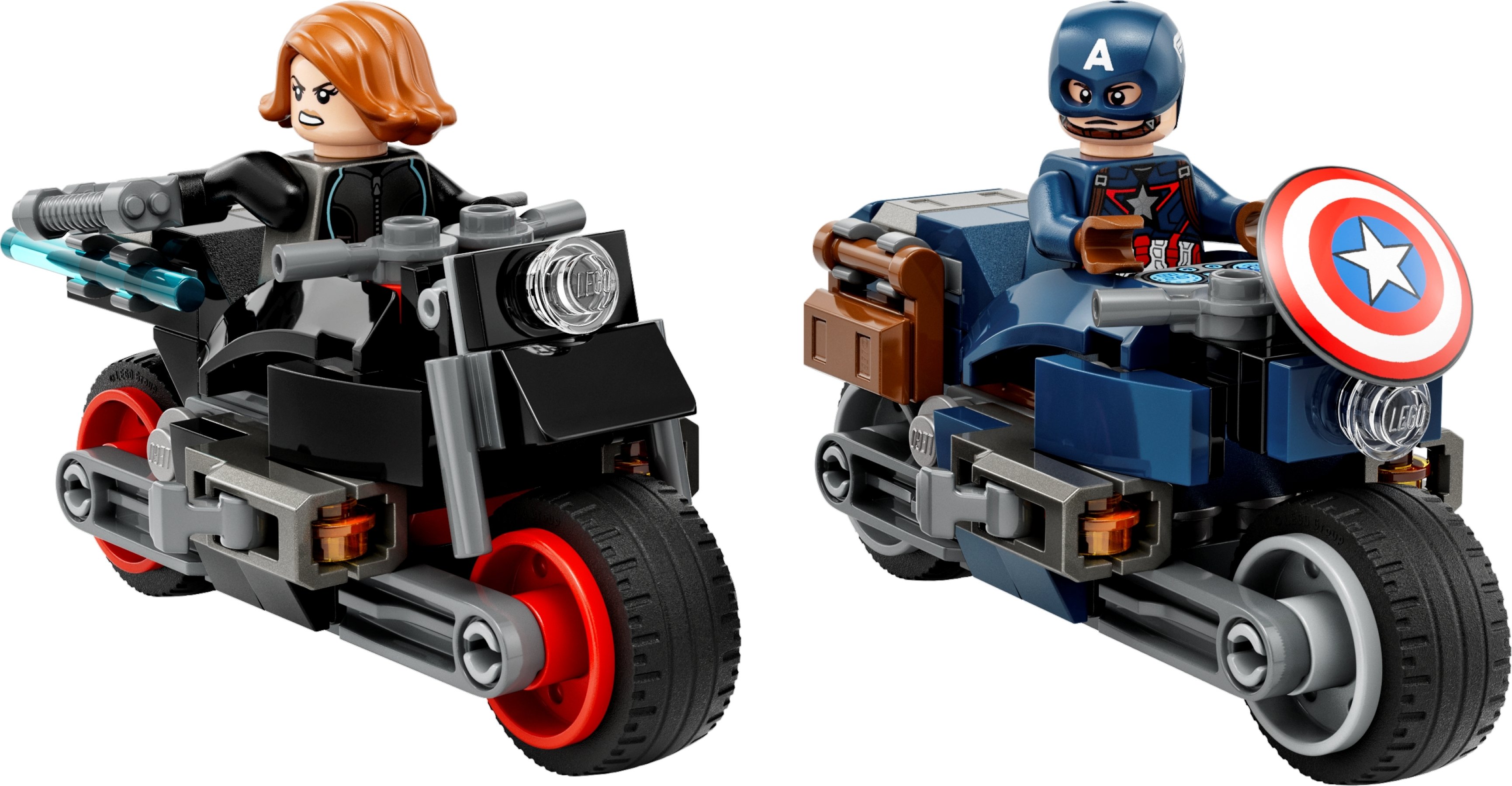 LEGO Конструктор Marvel Мотоцикли Чорної Вдови й Капітана Америка