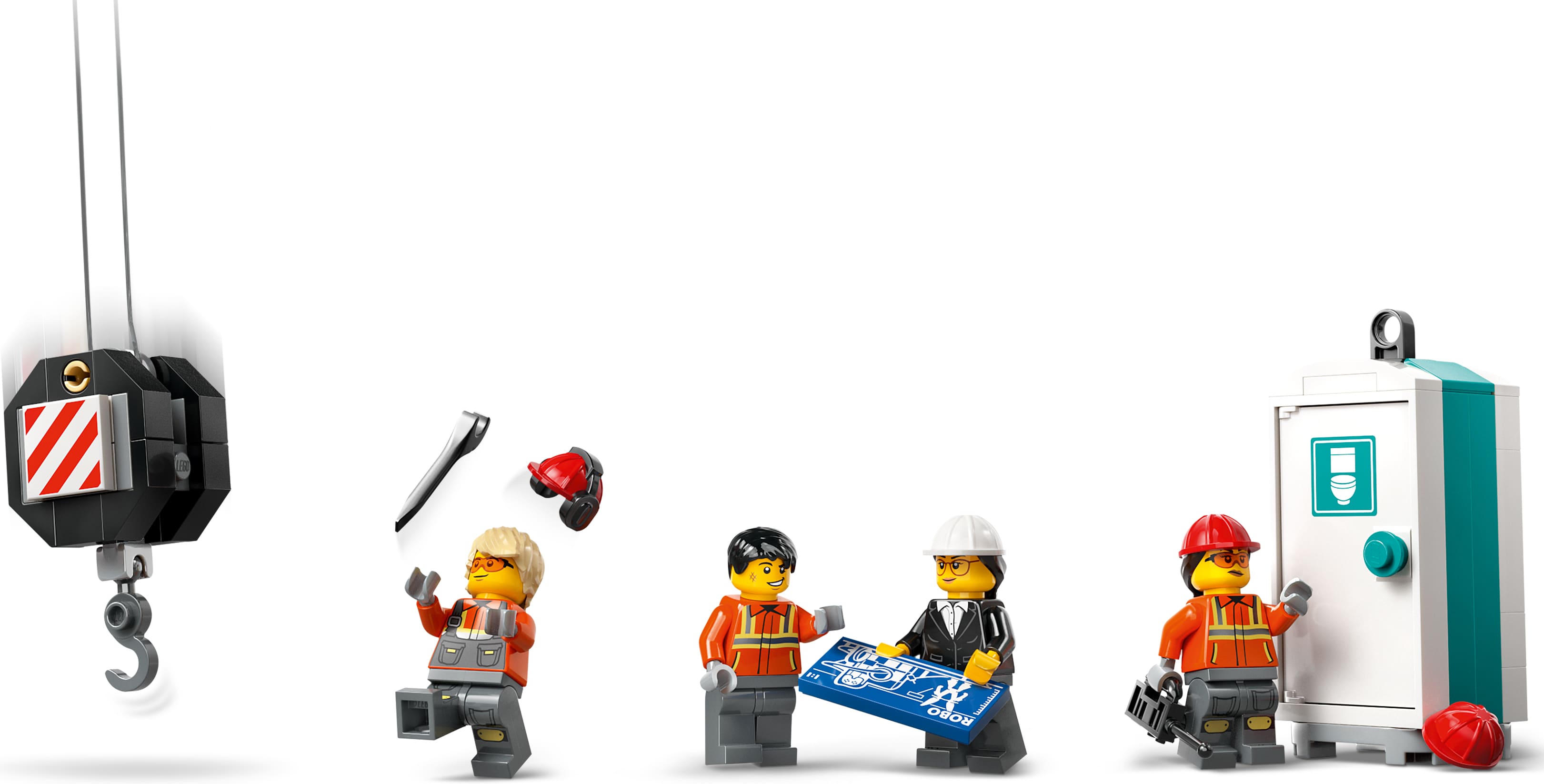 LEGO Конструктор City Жовтий пересувний будівельний кран