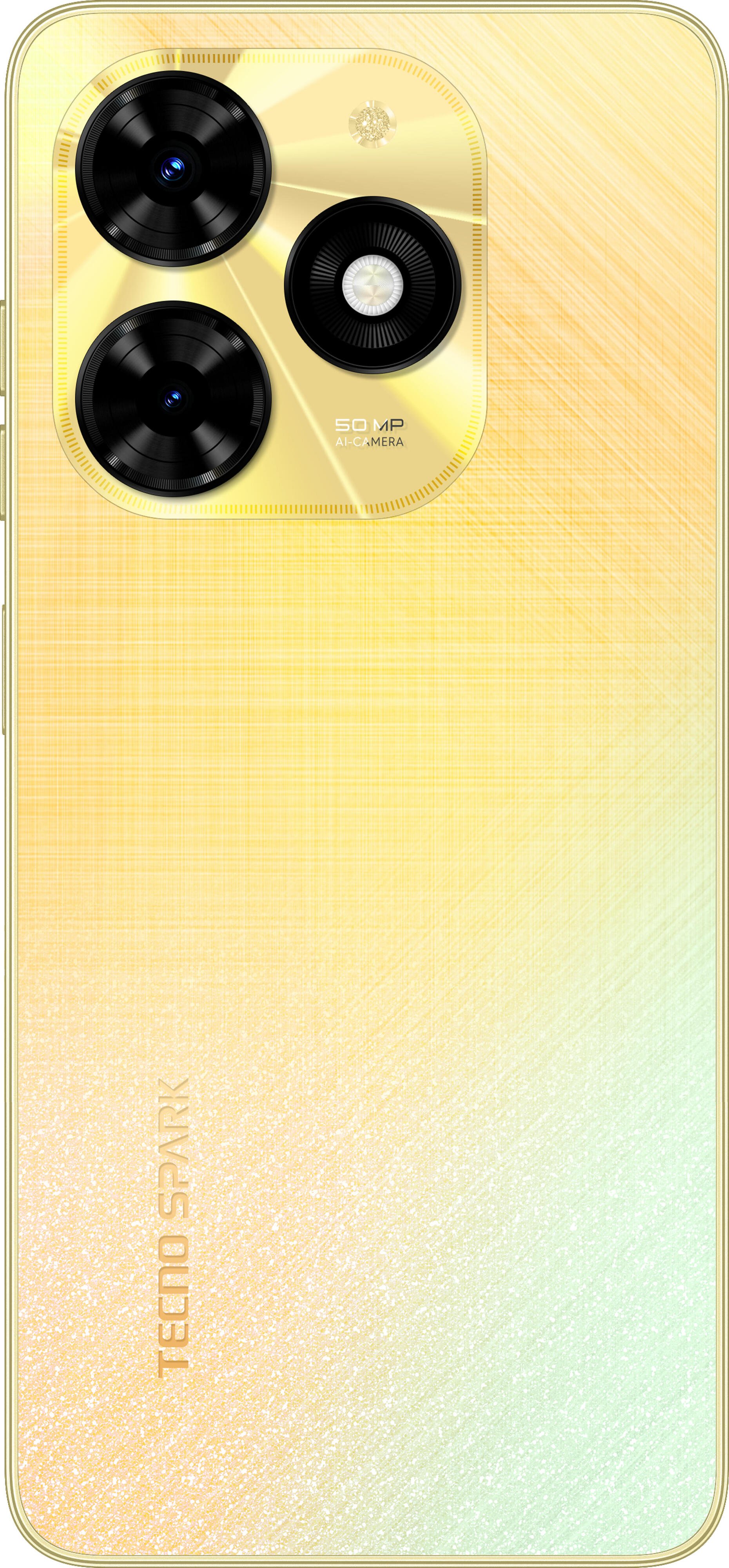 TECNO Смартфон Spark 20C (BG7n) 6.56" 8/128ГБ, 2SIM, 5000мА·год, Alpenglow Gold