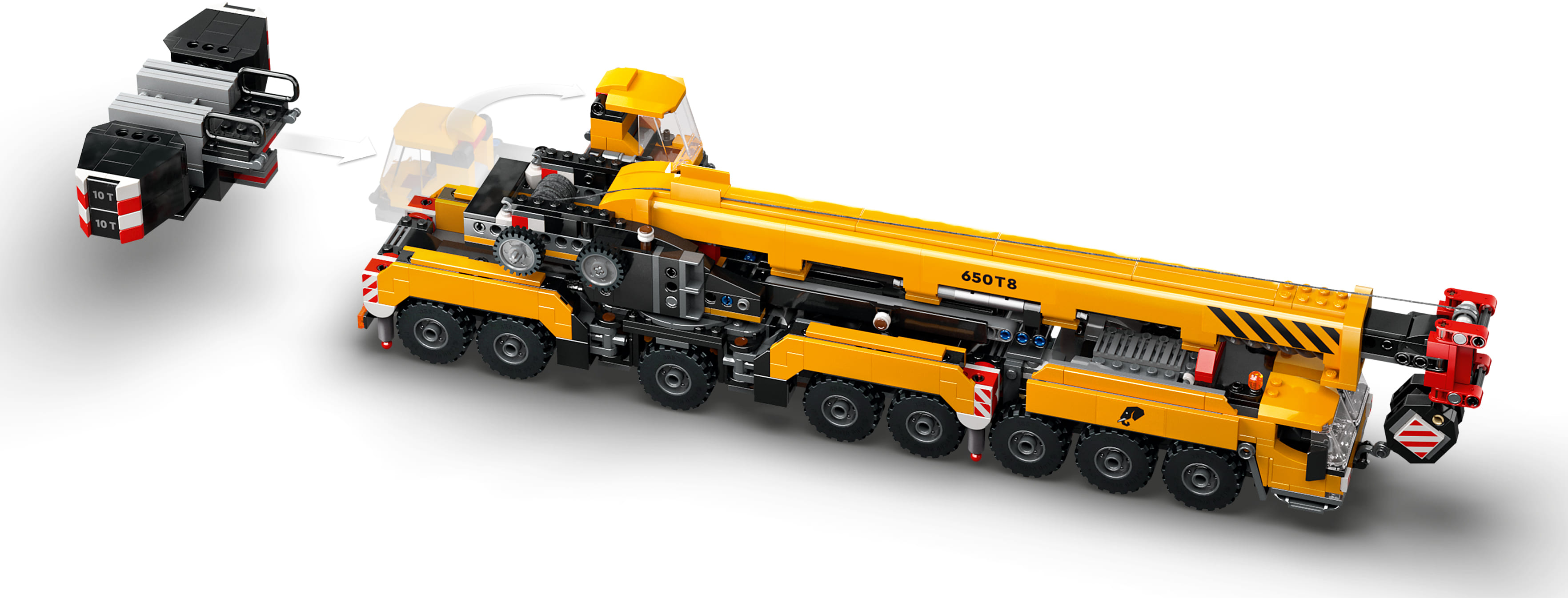 LEGO Конструктор City Жовтий пересувний будівельний кран