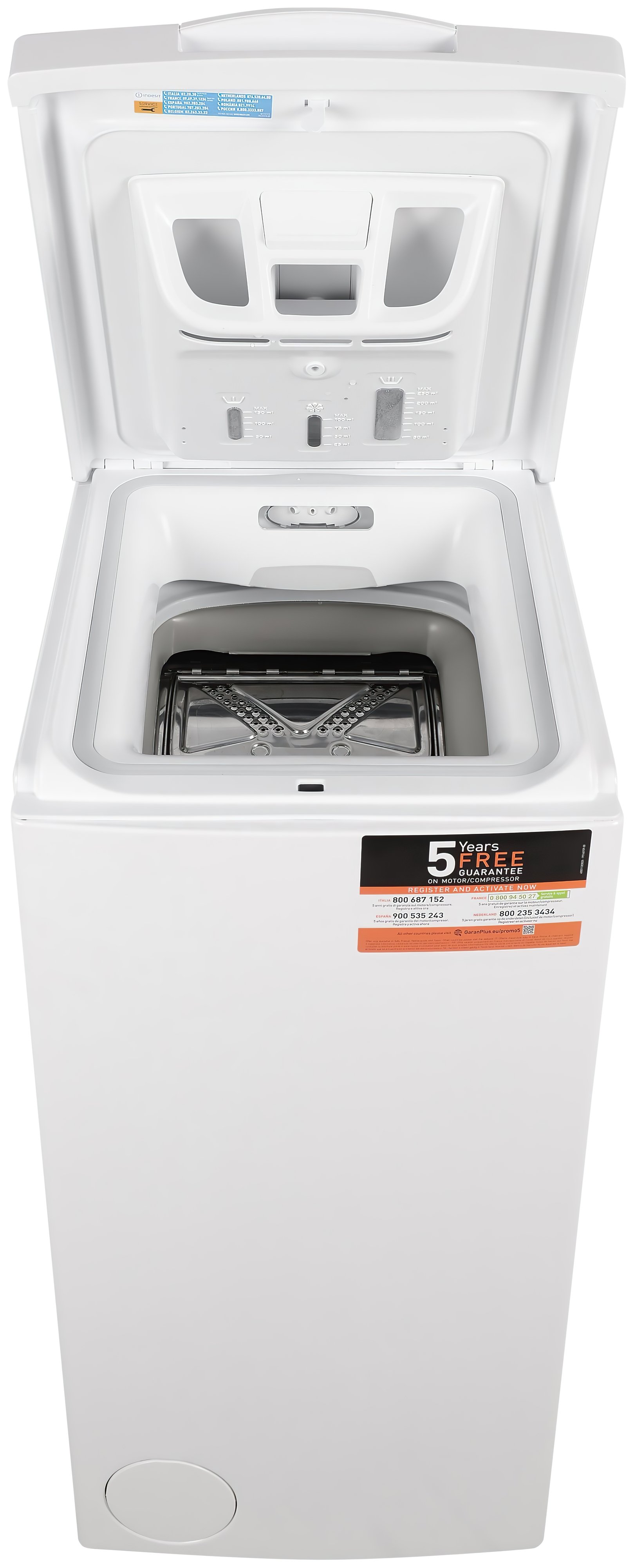 Indesit Пральна машина з верт. завант. BTWA61053EU