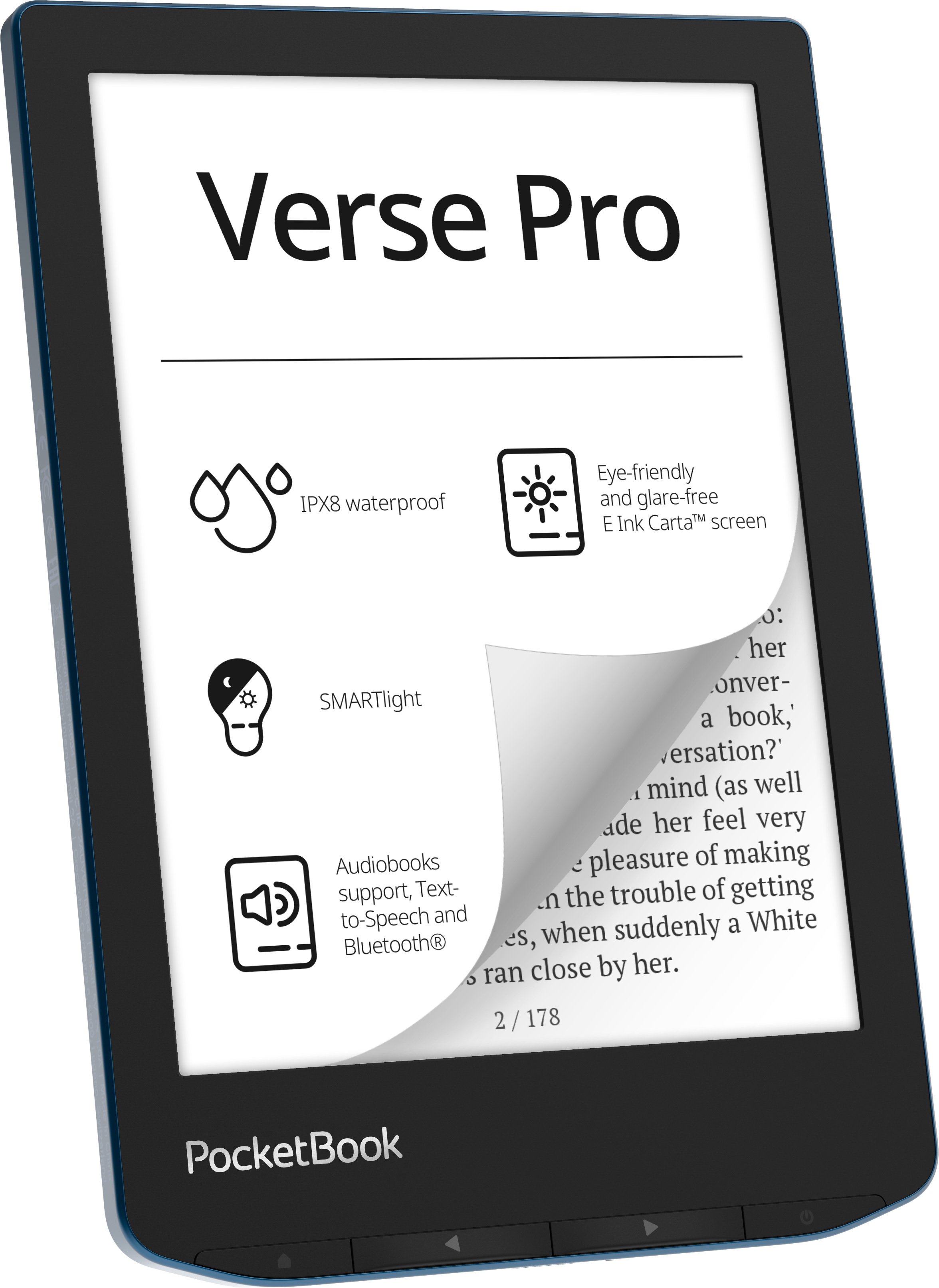 PocketBook Електронна книга 634, Azure