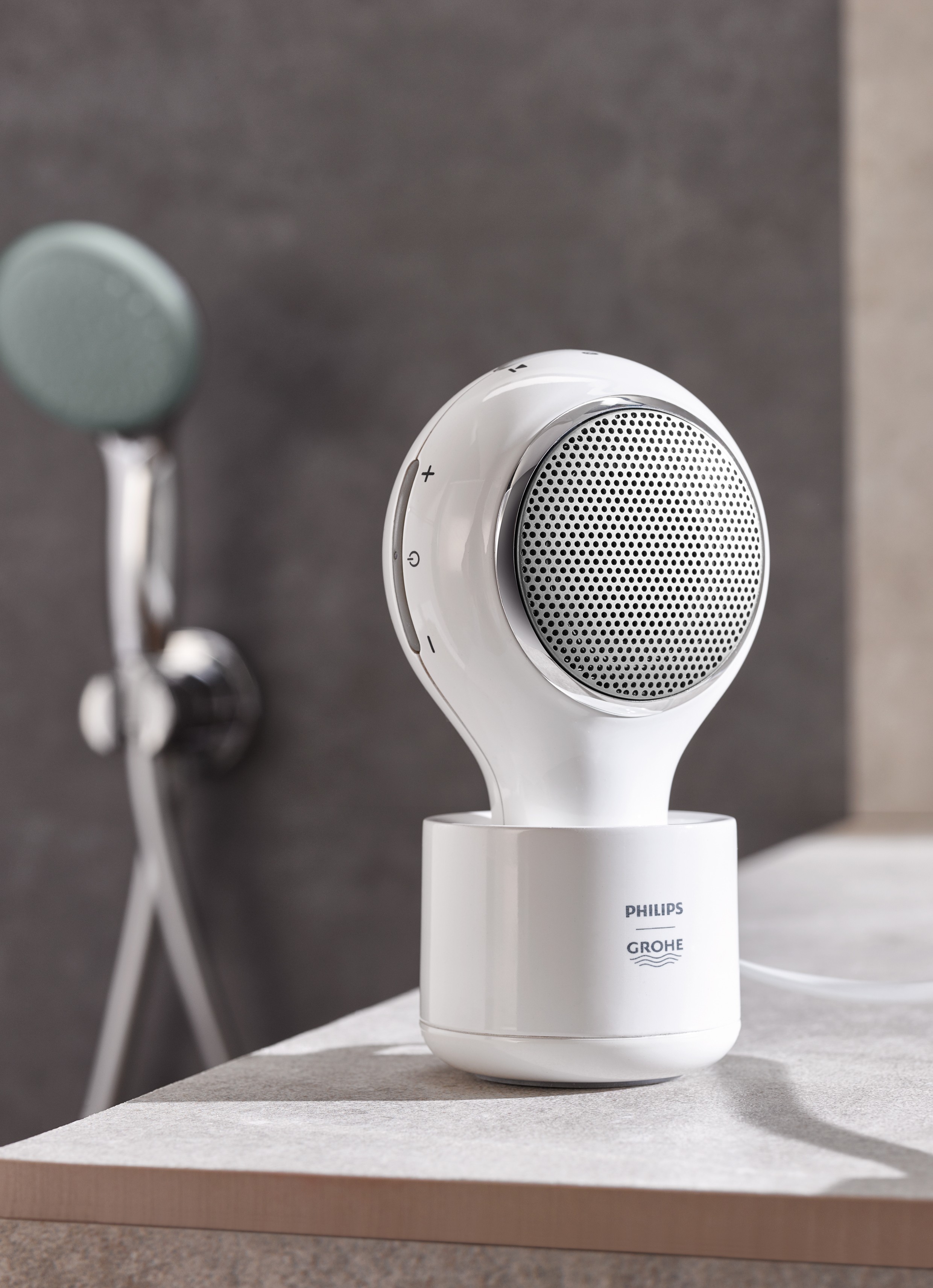 Акустична система GROHE Aquatunes для душа з Bluetooth (26268LV0) Акустична система GROHE Aquatunes для душа з Bluetooth (26268LV0)