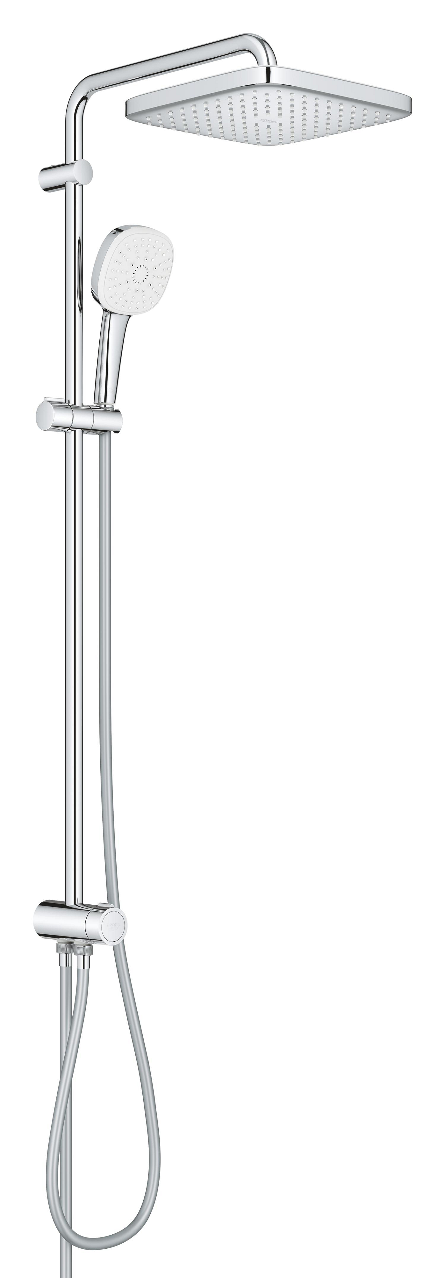 Tempesta System 250 Cube Душова система Flex із перемикачем настінного монтажу (26694001) Tempesta System 250 Cube Душова система Flex із перемикачем настінного монтажу (26694001)