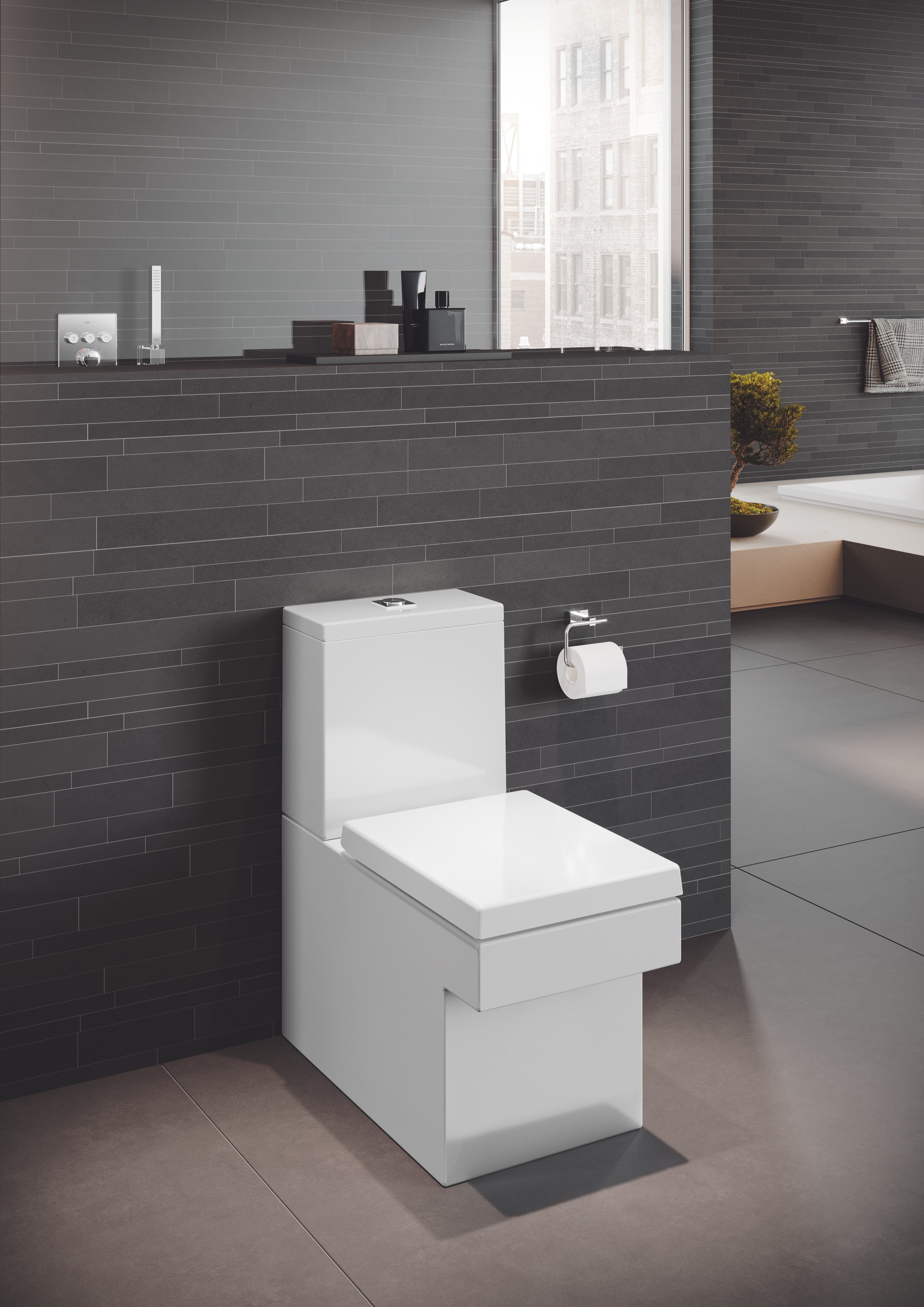 Сидіння для унітазу Cube Ceramic, швидкозйомне з мікроліфтом, альпін-білий (39488000) Сидіння для унітазу Cube Ceramic, швидкозйомне з мікроліфтом, альпін-білий (39488000)
