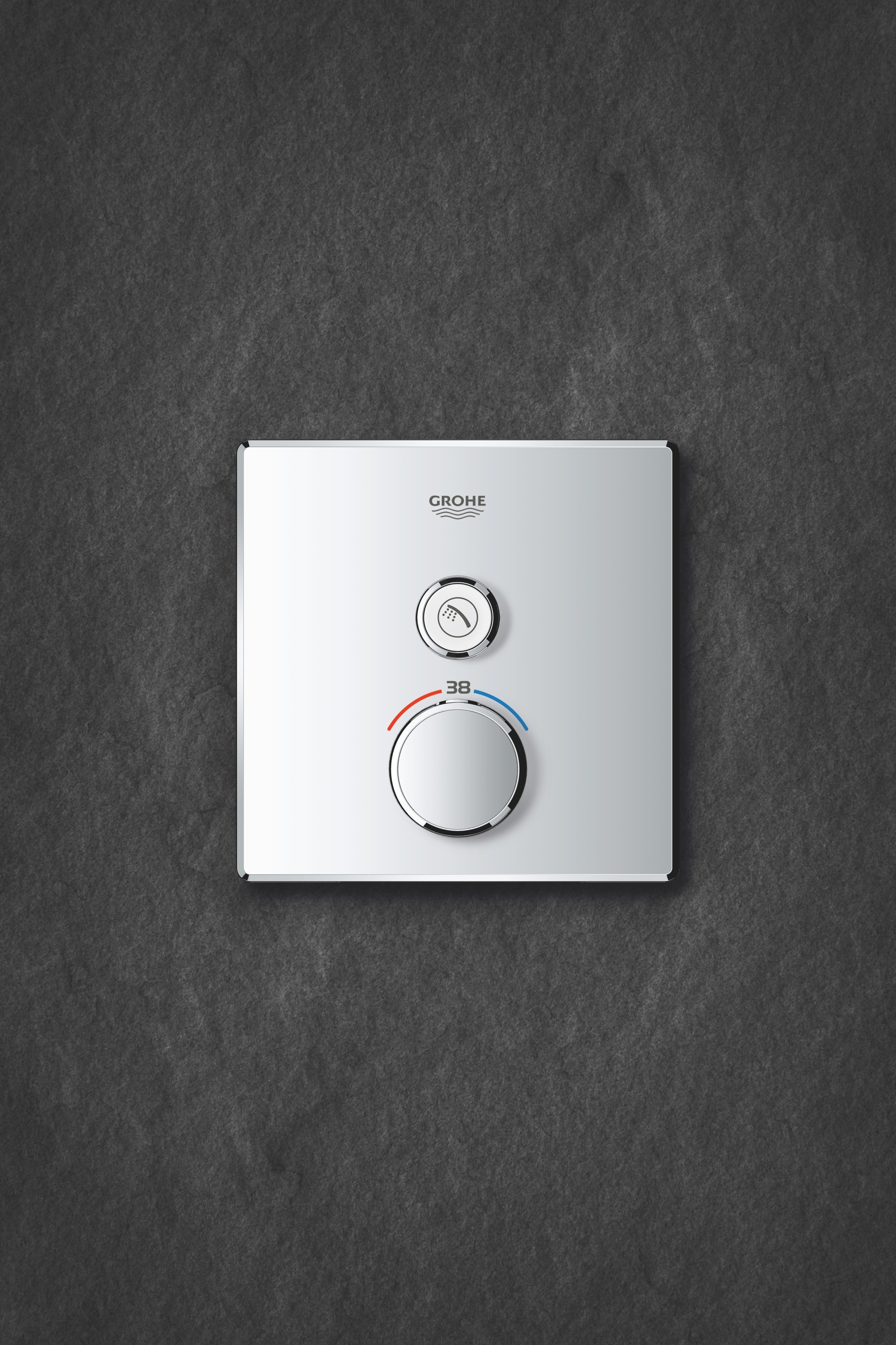 Grohtherm SmartControl Термостат прихованого монтажу із одною кнопкою керування (29123000) Grohtherm SmartControl Термостат прихованого монтажу із одною кнопкою керування (29123000)