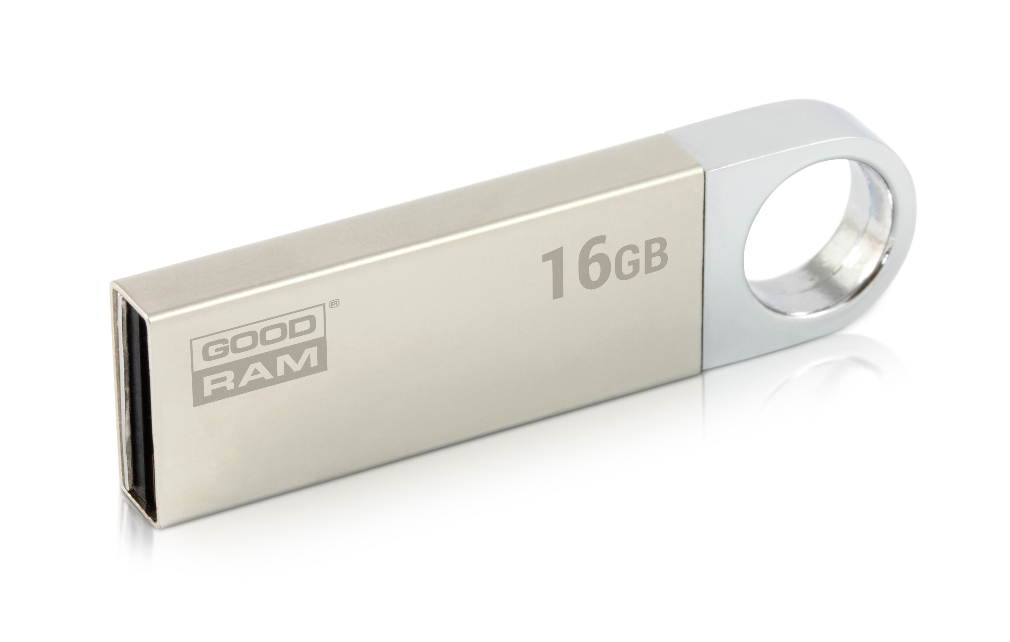 Флеш-накопичувач USB2.0 16GB Goodram UUN2 (Unity) Silver (UUN2-0160S0R11)