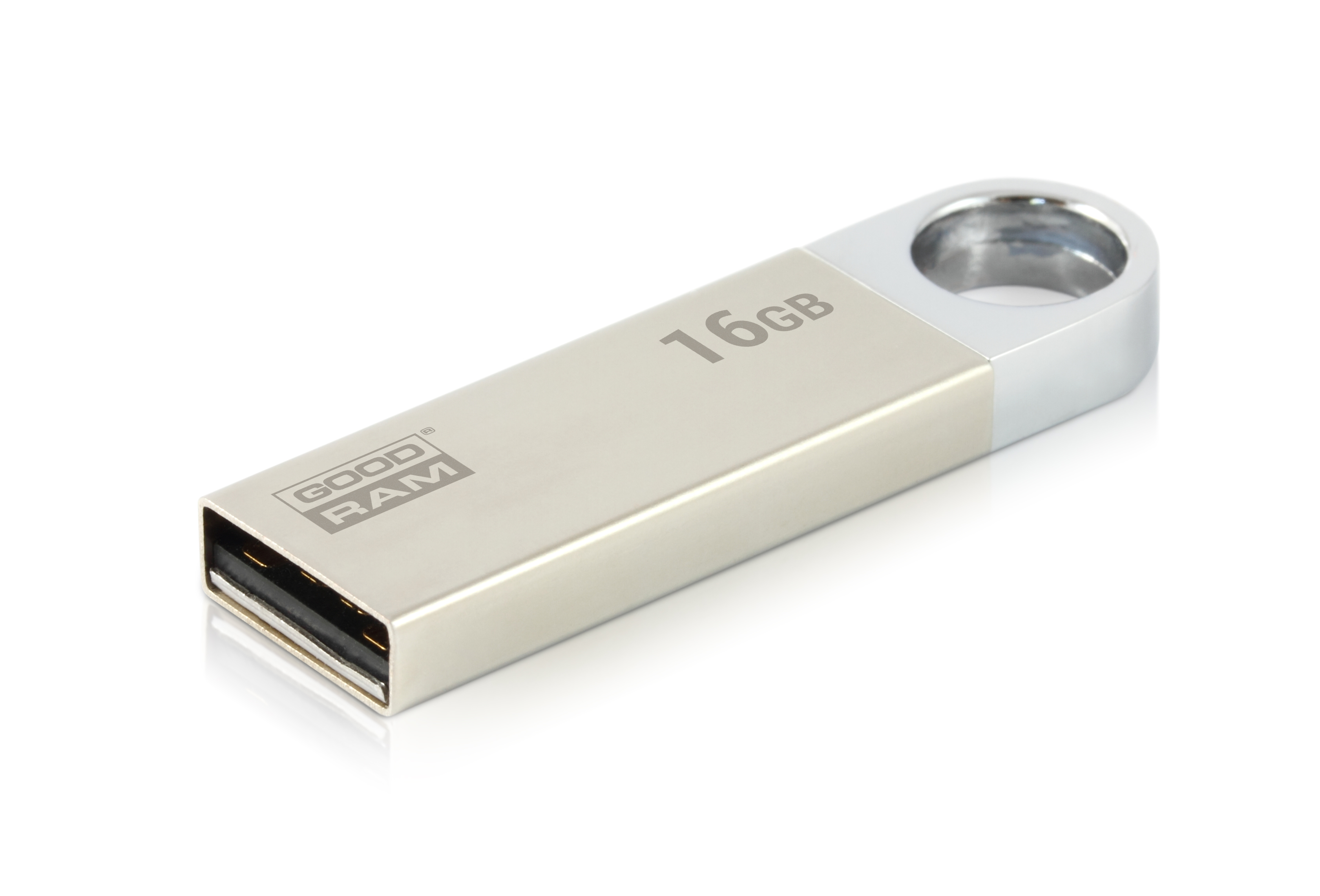 Флеш-накопичувач USB2.0 16GB Goodram UUN2 (Unity) Silver (UUN2-0160S0R11)