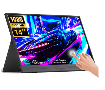 Портативний монітор ZSUS 14AT black 14" 1920x1080 60 Гц Сенсорний екран (ZP-00000008741)