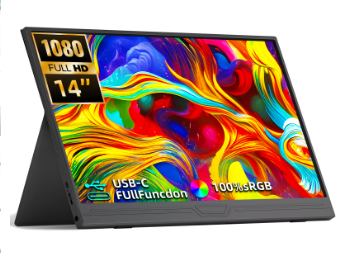 Портативний монітор ZSUS 14A black 14" 1920x1080 60 Гц (ZP-00000008735)