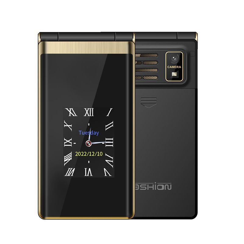 Телефон Tkexun M1 (Yeemi M1) gold. Dual display (ZP-00000006332)