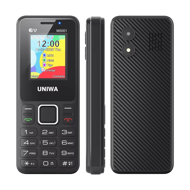 Телефон Uniwa MS001 black Russian Keyboard 4SIM (ZP-00000008870)