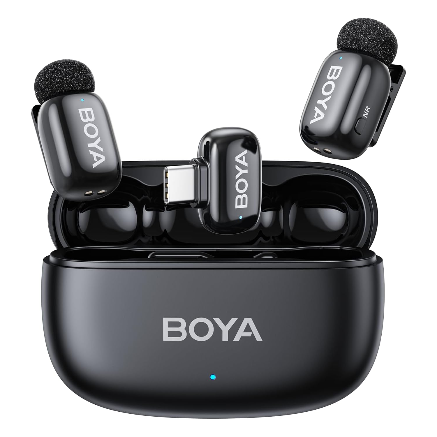 Мікрофон петличний бездротовий BOYA mini 2-02 (Type-C) black (ZP-00000009003)