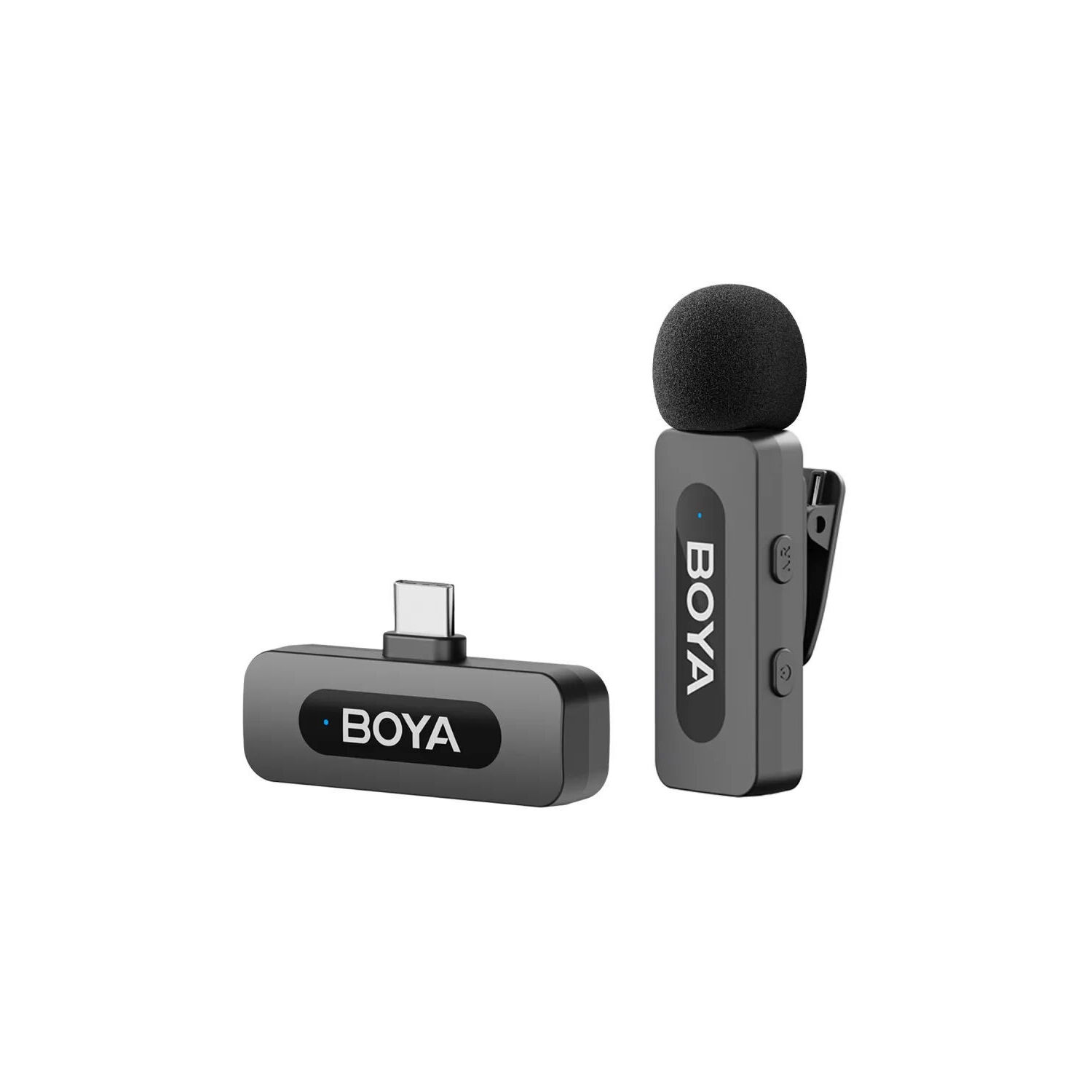 Мікрофон петличний бездротовий BOYA BY-V10 V2.0 (Type-C) black (ZP-00000008996)