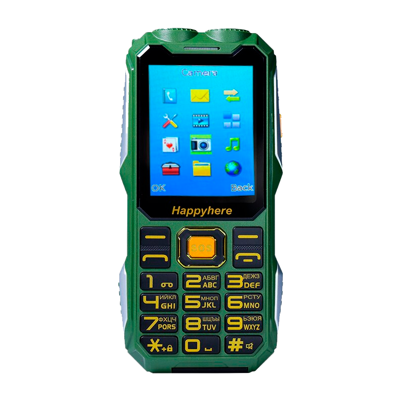 Телефон Tkexun Q8 (Happyhere F99) green Limited Edition (ZP-00000005828)