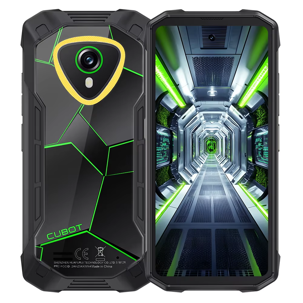 Смартфон Cubot KingKong Mini 4 6/128Gb black-green (ZP-00000008641)