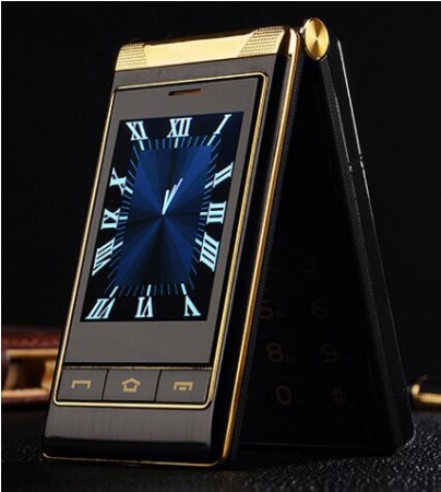 Телефон Tkexun G10 (Yeemi G10-C, Happyhere F7) black. Dual display (ZP-00000001228)