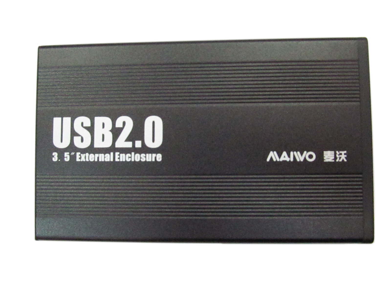 Кишеня Maiwo зовнішня для HDD 3,5" SATA через USB2.0 на гвинтах алюміний чорна (IL-K3502-U2S black)