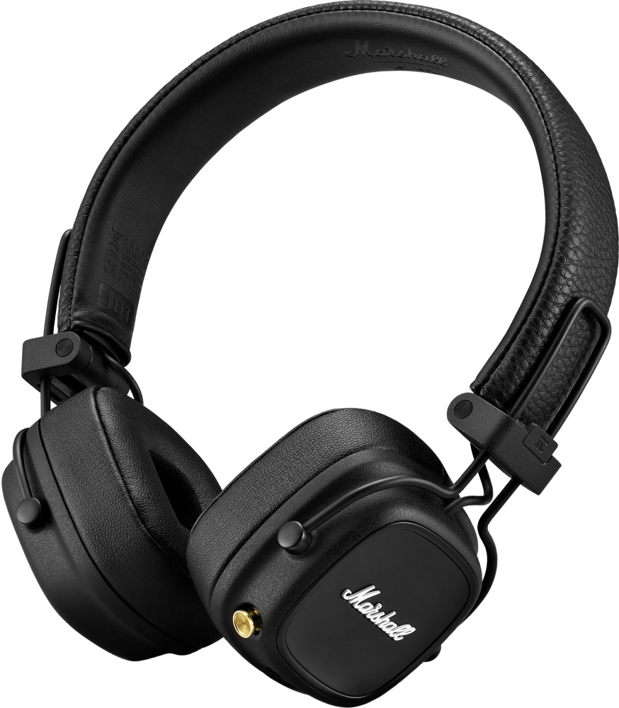 Навушники з мікрофоном Marshall Major IV Black (1005773) (IL-1005773)