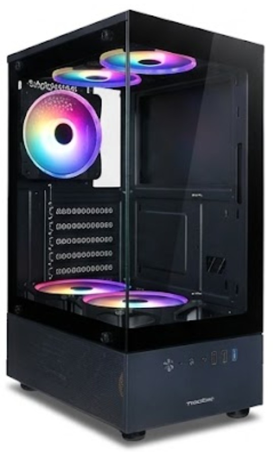 Корпус Frontier GA192F чорний Middletower без БП, ATX/Micro ATX/Mini ITX,1*3.5",1*2.5"; (IL-GA192F)