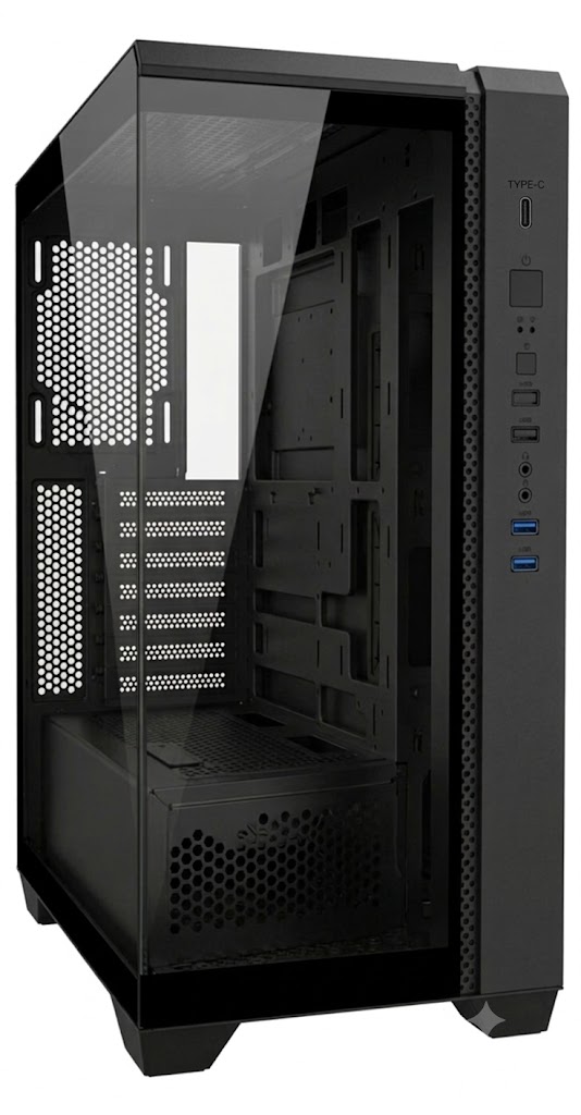 Корпус Frontier AUREX AU31A E-ATX/ATX/Micro ATX/Mini ITX/BTFcase w/2*USB3.0+1*USB2.0+Type-C+HD Audio (IL-AUREX AU31A)