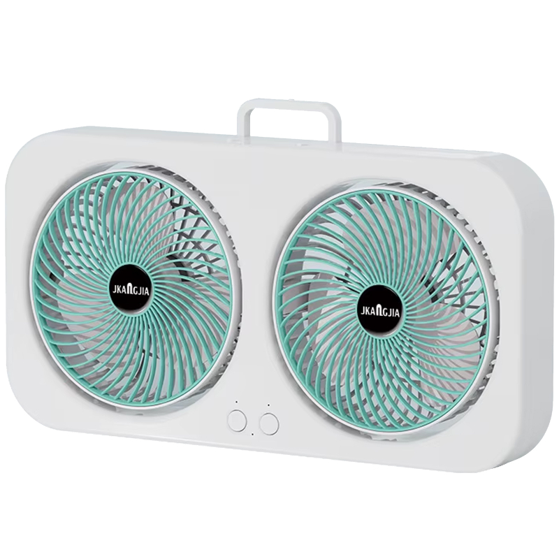 Настільний вентилятор F105 Dual-Fan Design 1800mAh Green (IS-00000086577_3)