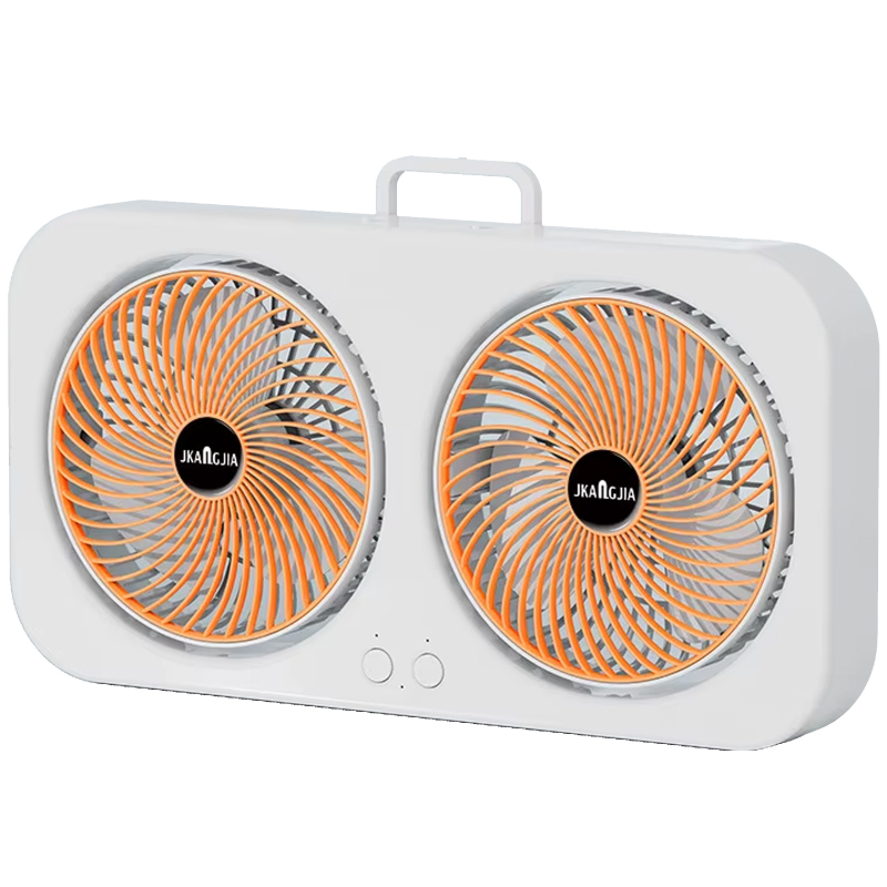 Настільний вентилятор F105 Dual-Fan Design 1800mAh Yellow (IS-00000086577_4)