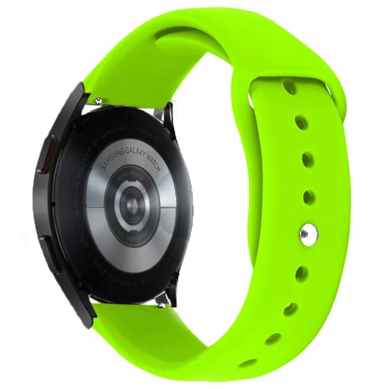 Силіконовий ремінець Sport для Smart Watch 20mm Салатовий / Neon green (IS-00000068670_17)