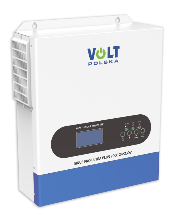 Сонячний інвертор Volt Polska ULTRA PLUS 7000 24/230V (3500/7000W) 100A MPPT (60-500V) (3SSS350024) (LB-3SSS350024)