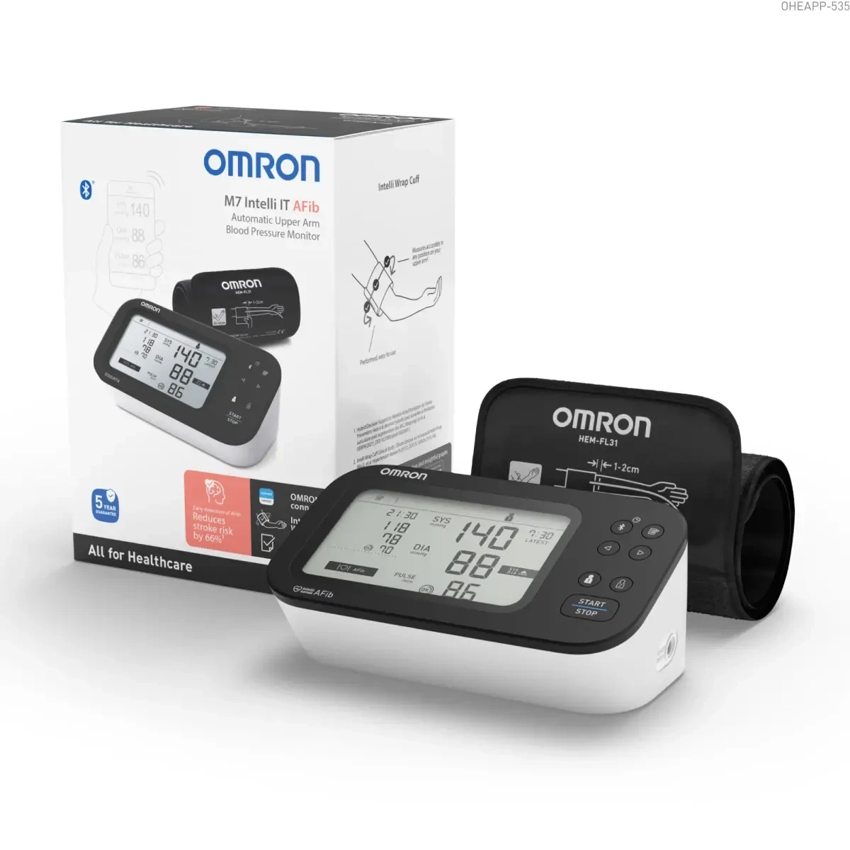 Тонометр Omron M7 Intelli Afib (HEM-7380T1-EBK) (2491383761)