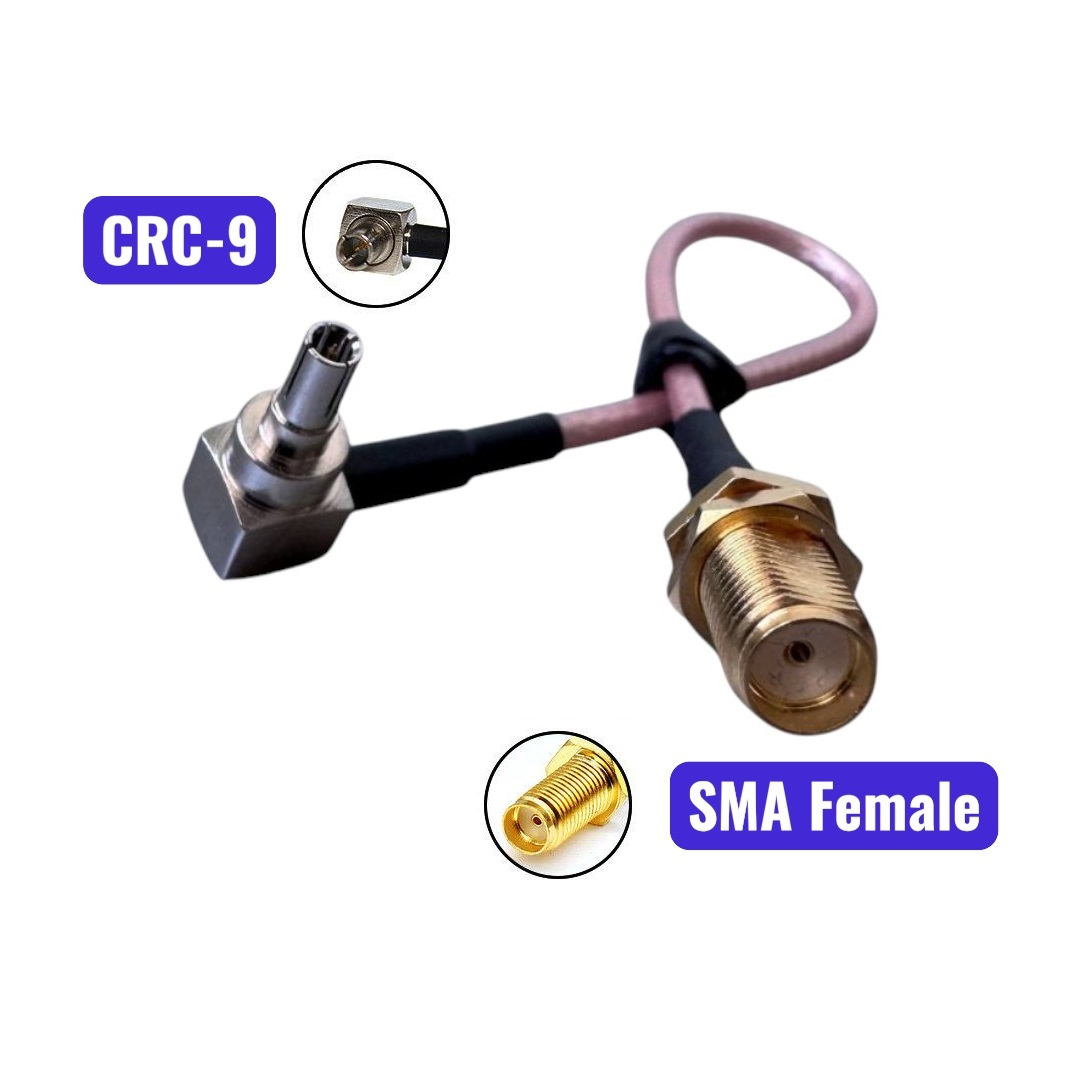Антенний адаптер (pigtail) SMA Female – CRC-9 (MP00-00001963)