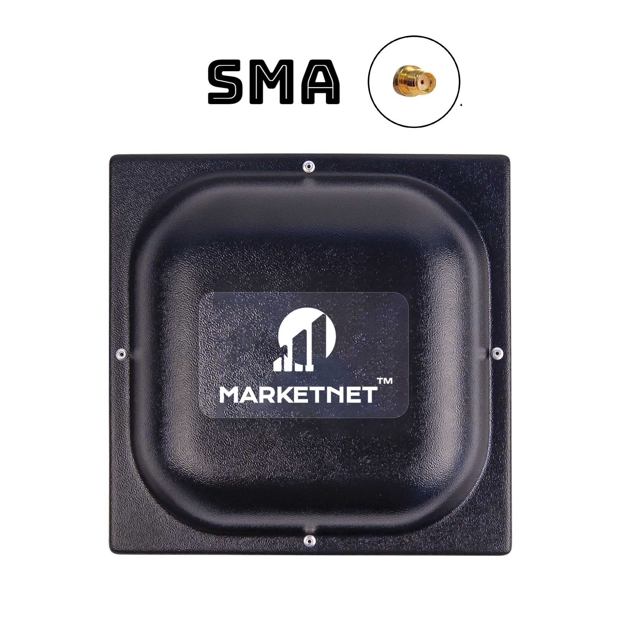 4G Антена панельна MARKETNET T800 MIMO SMA потужністю 2 х 21 dBi дії 900/1800/2100/2600 МГц (MP00-00001833)