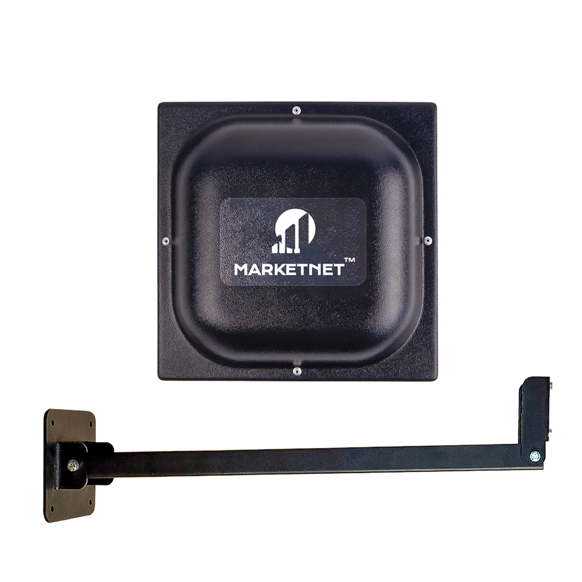 Комплект 4G антена панельна MARKETNET T800 MIMO потужністю 2 х 18 dBi дії 900/1800/2100/2600 МГц + Кронштейн прямий (MP00-00000921)