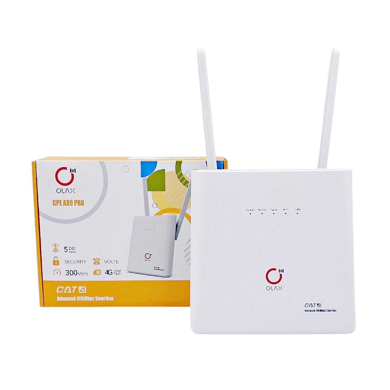 4G LTE Wi-Fi роутер Olax AX9 Pro (АКБ 4000 mAh) (Київстар, Vodafone, Lifecell) (MP00-00001426)