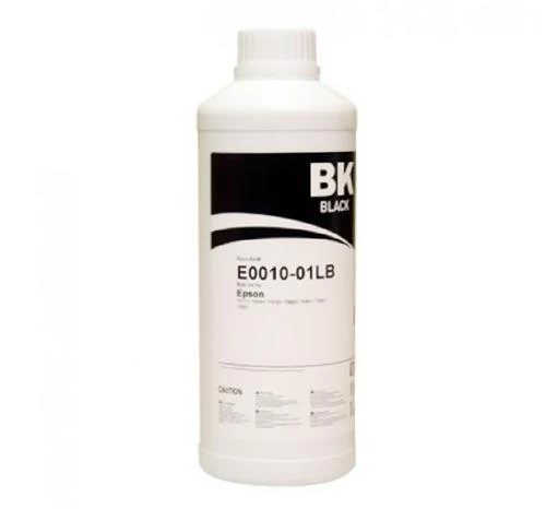 Чорнило InkTec Epson E0010, Black, P50/T50, R260/270/280/290/360/390, RX560/610, 1 л, водорозчинне (E0010-01LB) (26333)