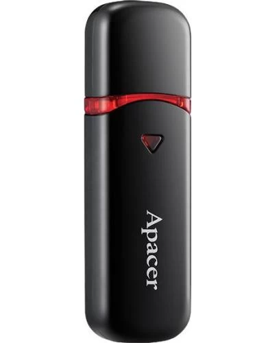 Флеш накопичувач USB 32Gb Apacer AH333, Black, USB 2.0 (AP32GAH333B-1) (118226)