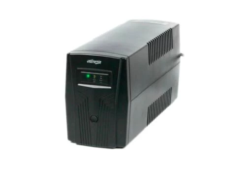 Джерело безперебійного живлення EnerGenie EG-UPS-B650 Black, 650VA, 390W, лінійно-інтерактивний, 2 розетки (Schuko), 12В/7Аг x 1 шт (129537)