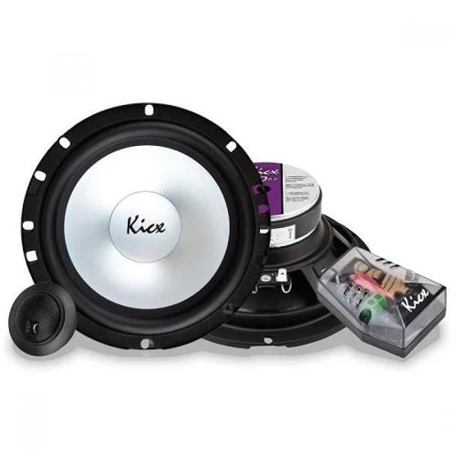 Автомобільна акустика Kicx PD-6.2 компонентна, 16 см, 2 смуг, 75 Вт, 91 дБ, 60 – 24000 Гц (160221)