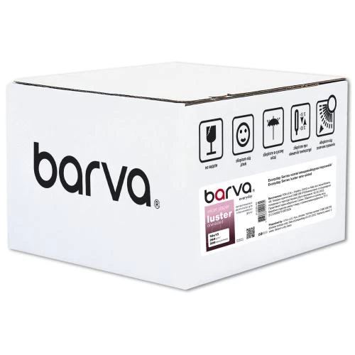 Фотопапір Barva, напівглянсовий, A6 (10x15), 260 г/м², 500 арк, серія' Everyday" (IP-LE260-402) (278301)