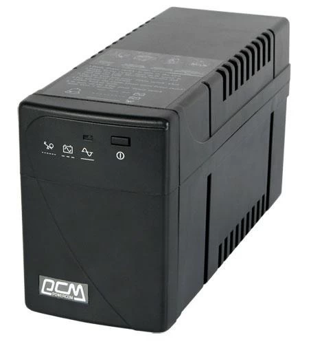 Джерело безперебійного живлення PowerCom BNT-800AP Schuko Black, 800 ВА, 480 Вт, лінійно-інтерактивний, AVR, 1 розетка (Schuko) (141487)