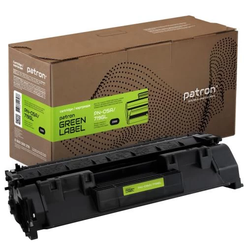 Картридж HP 05A (CE505A), Black, P2035/P2055, 2300 стор, Patron Green (PN-05A/719GL) (148109)