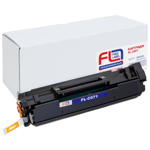 Картридж Canon 071, Black, MF272/MF275, LBP122, 1200 стор, Free Label (FL-C071) (293883)